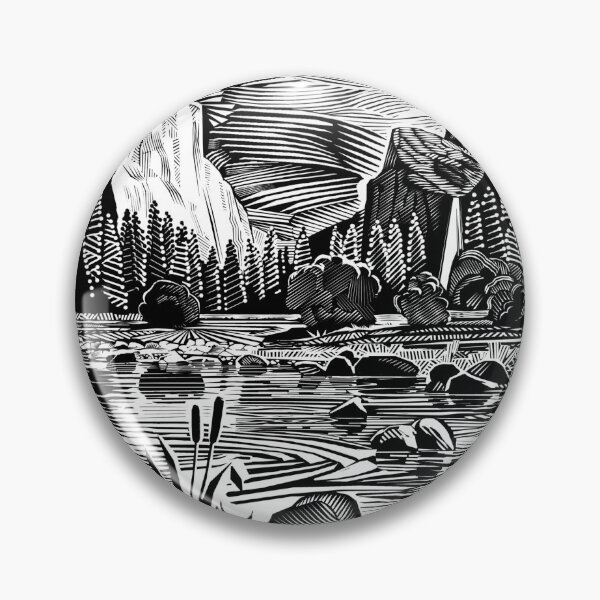 Item preview, Yosemite Park, valley of waterfalls, print by Derkach designed and sold by Vladimir Derkach.