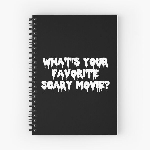 Item preview, What's Your Favorite Scary Movie White Text Art designed and sold by Luhmdesign.
