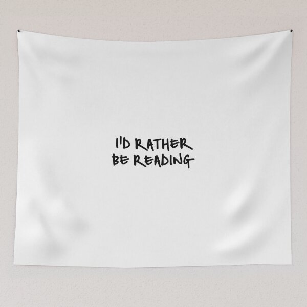 Item preview, I'd Rather Be Reading designed and sold by UrbaneLibra.