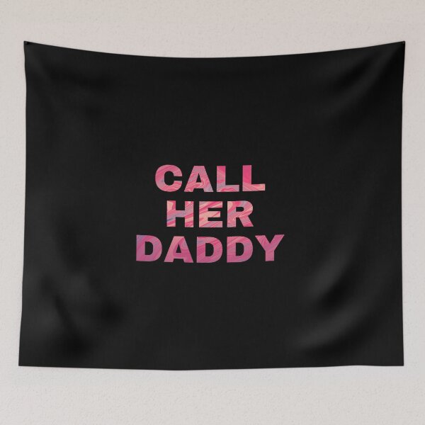 Item preview, CALL HER DADDY PINK PAINT SWIRL  designed and sold by heyjessicaho.