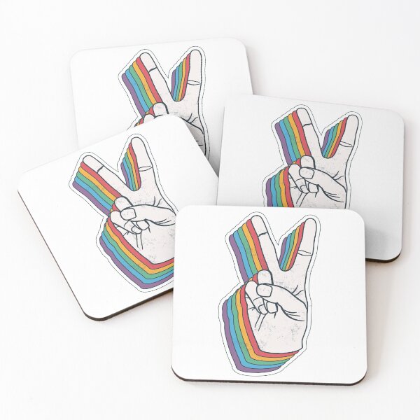 Item preview, Rainbow Victory Hand designed and sold by mattpanta.