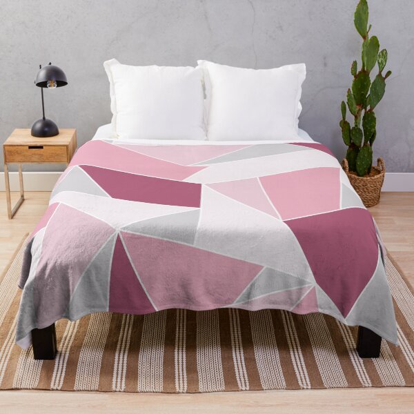 Item preview, Pastel Pink Abstract Triangle Pattern designed and sold by morgandiehl10.