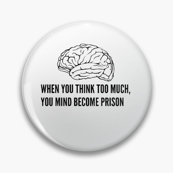 Item preview, when you think too much T shirt | T shirt for men designed and sold by Maushmi.