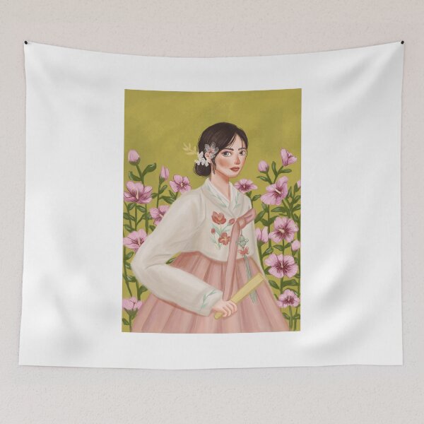 Item preview, Girl in hanbok designed and sold by quynhdraws.
