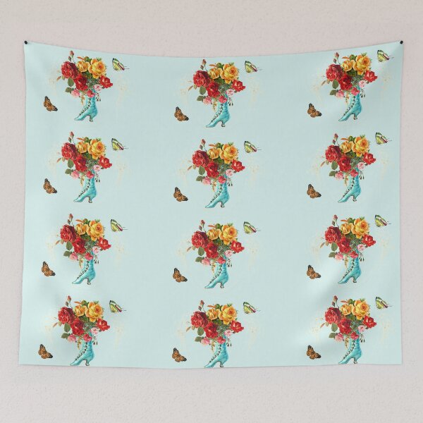 Item preview, Romantic Victorian Boot Roses Butterflies French Frame designed and sold by LizzyizzyDesign.
