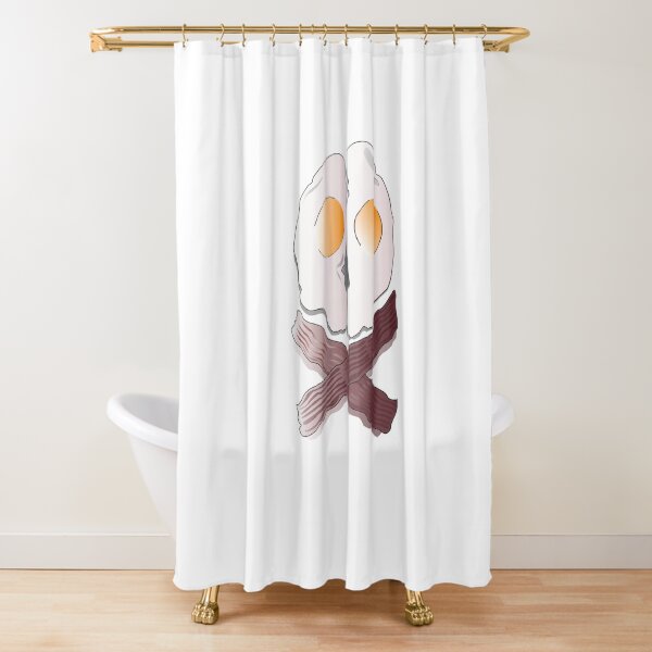 Breakfast Shower Curtain