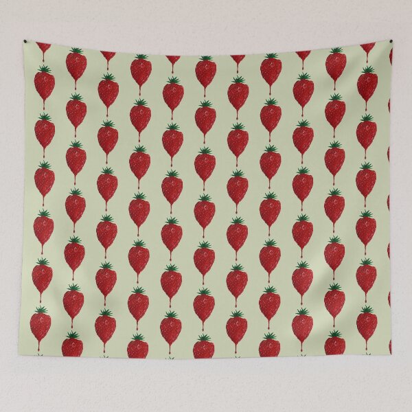 Item preview, big juicy strawberry with drippy bit designed and sold by zenartwear.
