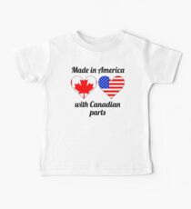 Made In America With Canadian Parts Baby Tee