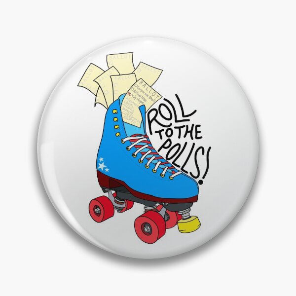 Item preview, Roll to the Polls  designed and sold by Hotanist.