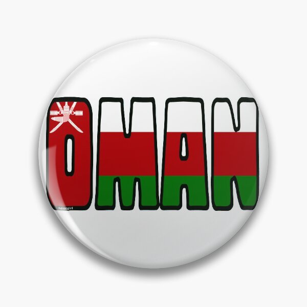 Item preview, Oman Font With Omani Flag designed and sold by Havocgirl.
