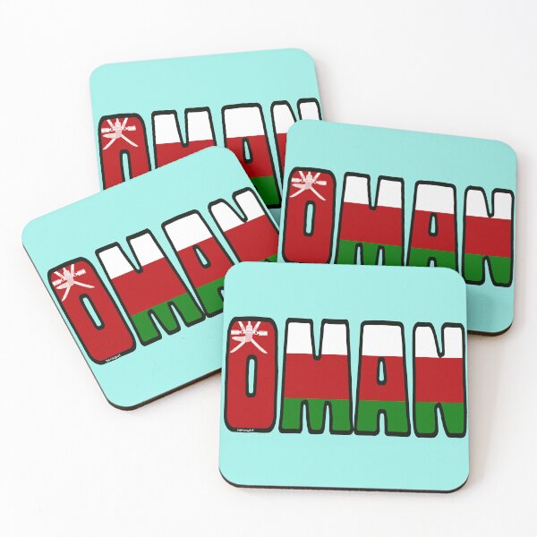 Item preview, Oman Font With Omani Flag designed and sold by Havocgirl.