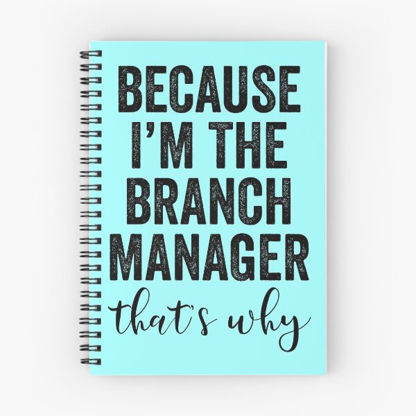 Item preview, Because I'm The Branch Manager That's Why designed and sold by kamrankhan.