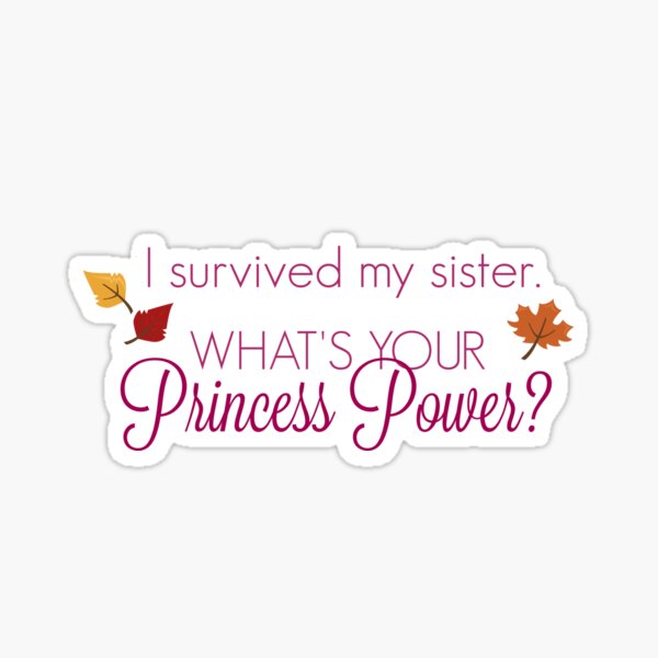 Princess Power - Snow Sister 2 Sticker