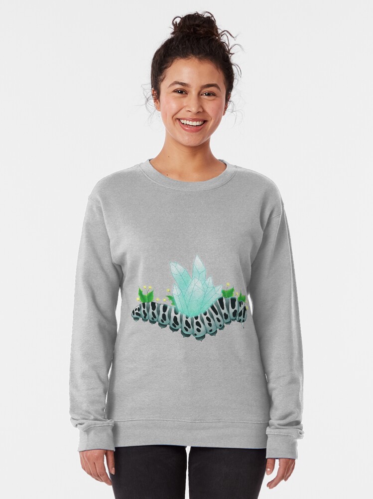 Vista alternativa de Sudadera sin capucha Oruga Cristal