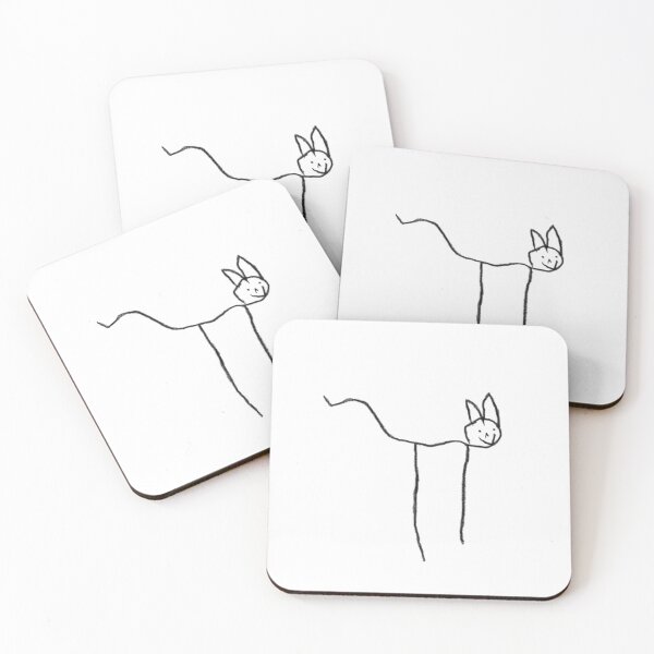 Item preview, Childish crayon drawing of a cat  designed and sold by renee1ty.