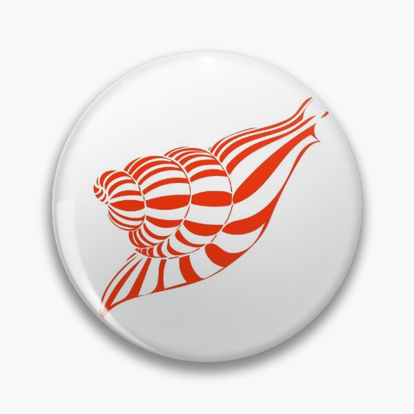 Item preview, Red Peppermint Swirl Snail Gastropod Mollusk Shell designed and sold by RJKpoyp.