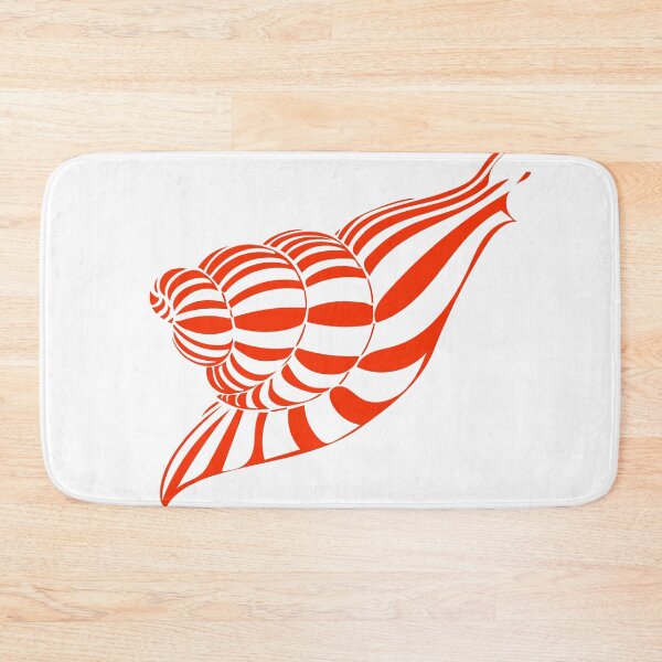 Item preview, Red Peppermint Swirl Snail Gastropod Mollusk Shell designed and sold by RJKpoyp.