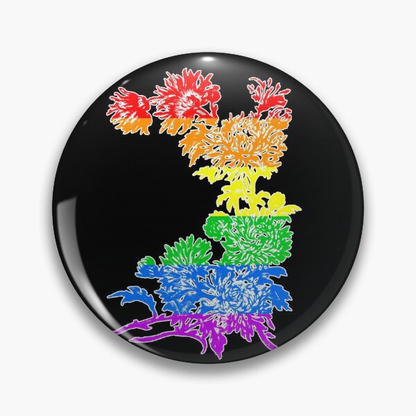 Item preview, Rainbow flower pattern designed and sold by patriotazx.
