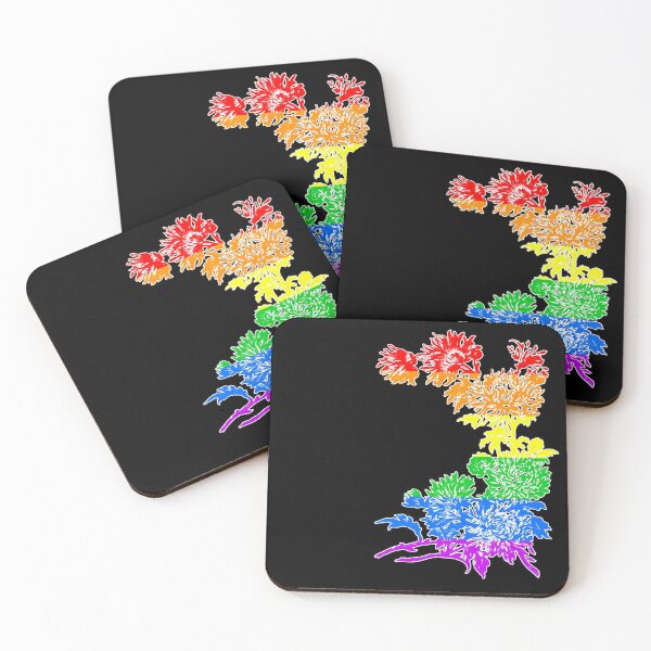 Item preview, Rainbow flower pattern designed and sold by patriotazx.