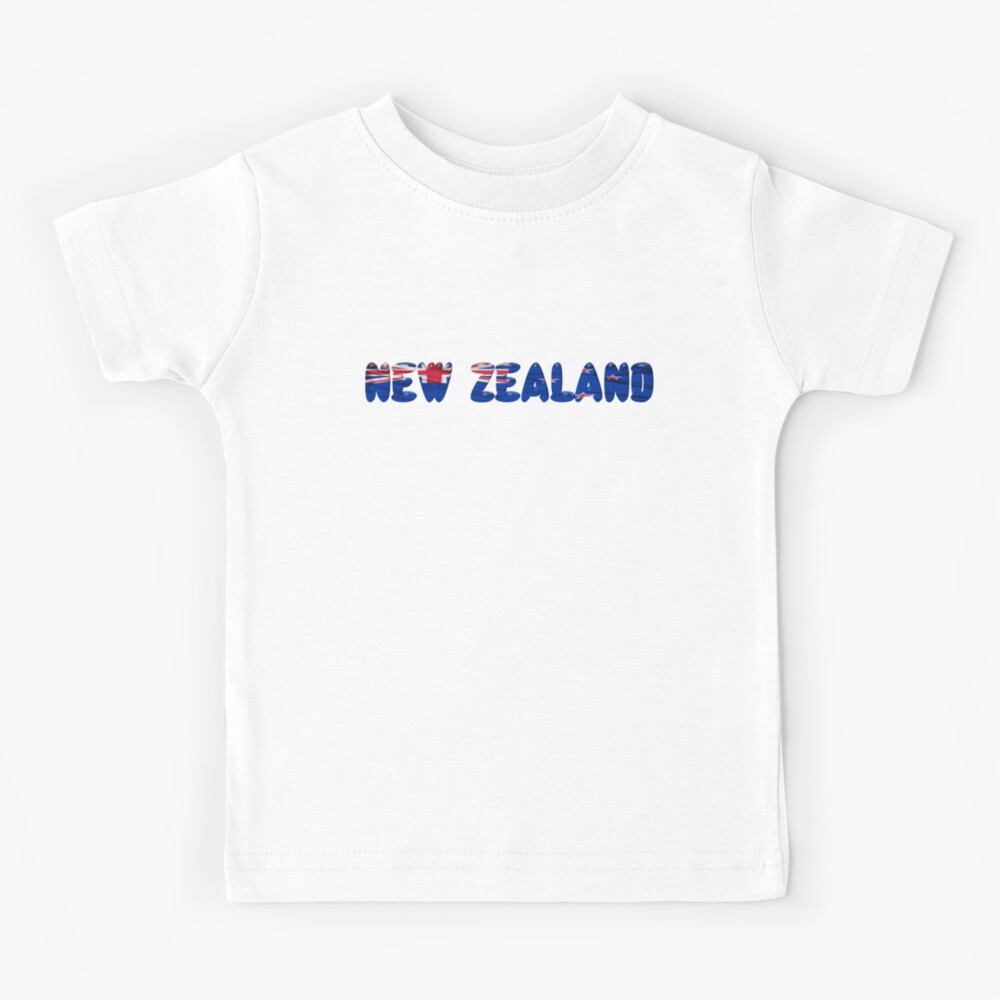 "New Zealand!" Kids TShirt by phandiltees Redbubble