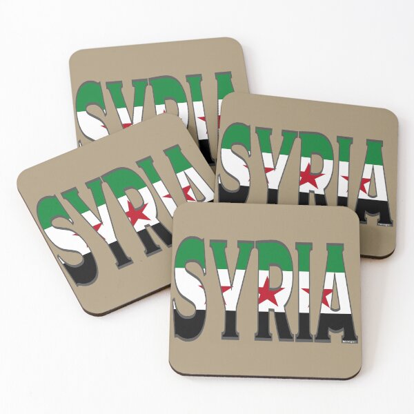 Item preview, Syria Font With Syrian Flag designed and sold by Havocgirl.