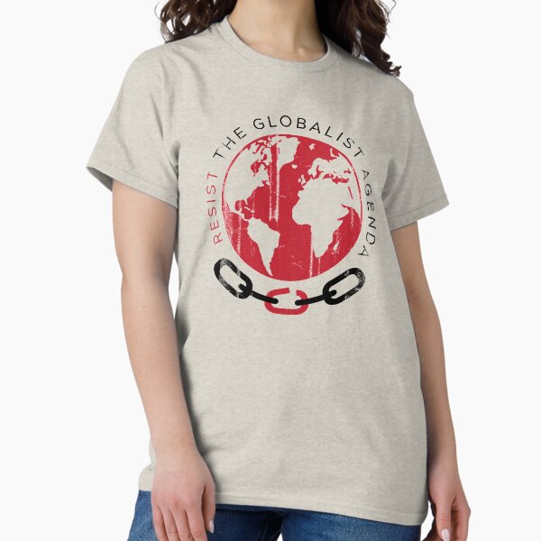 Item preview, Resist the Globalist Agenda designed and sold by BWGrafx.