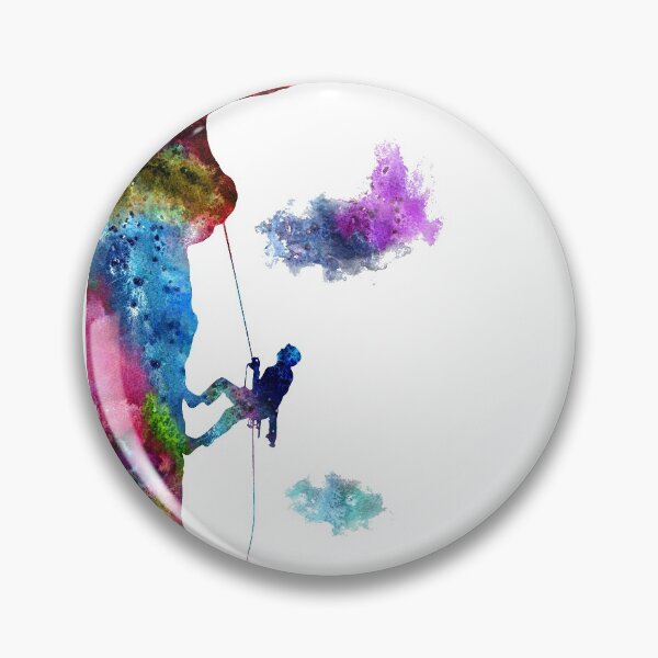 Item preview, Rock climbing extreme sport man, climbing man, climber designed and sold by Rosaliartbook.