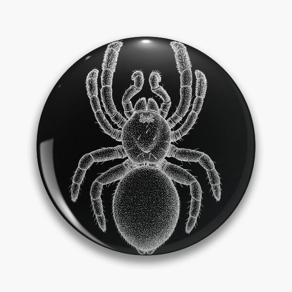 Item preview, Tarantula Spider White Ink Illustration - Vogelspinnen designed and sold by Laura Montserrat.