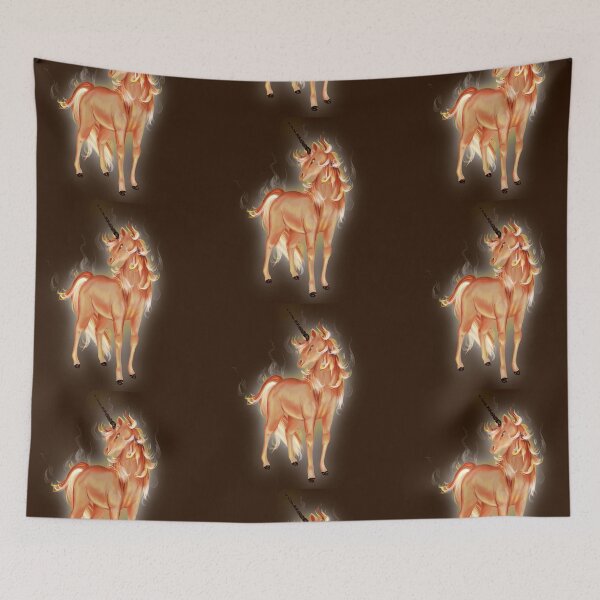 Item preview, Fiery Unicorn of Fiery Fire designed and sold by RJKpoyp.