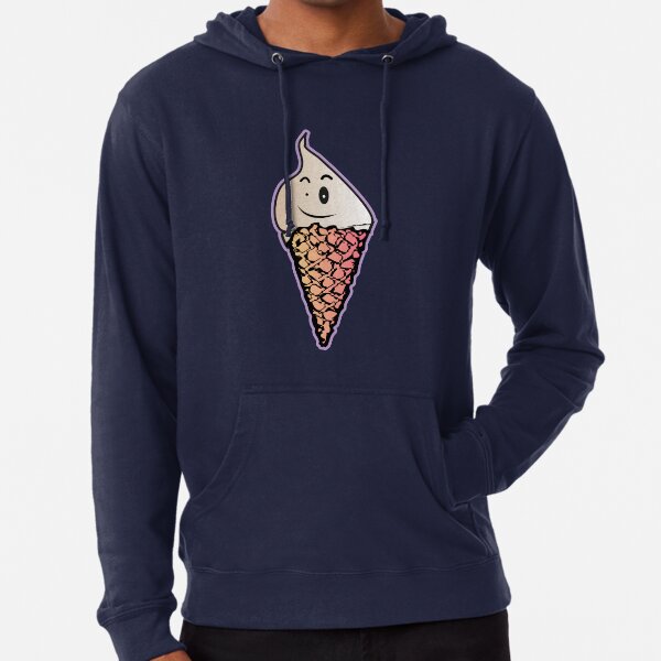 ghost ice cream Lightweight Hoodie