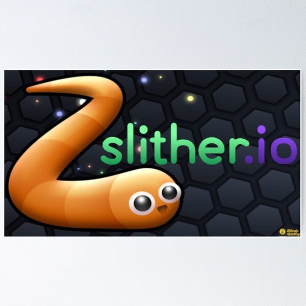 Slither.io video game Poster for Sale by miliosfranc