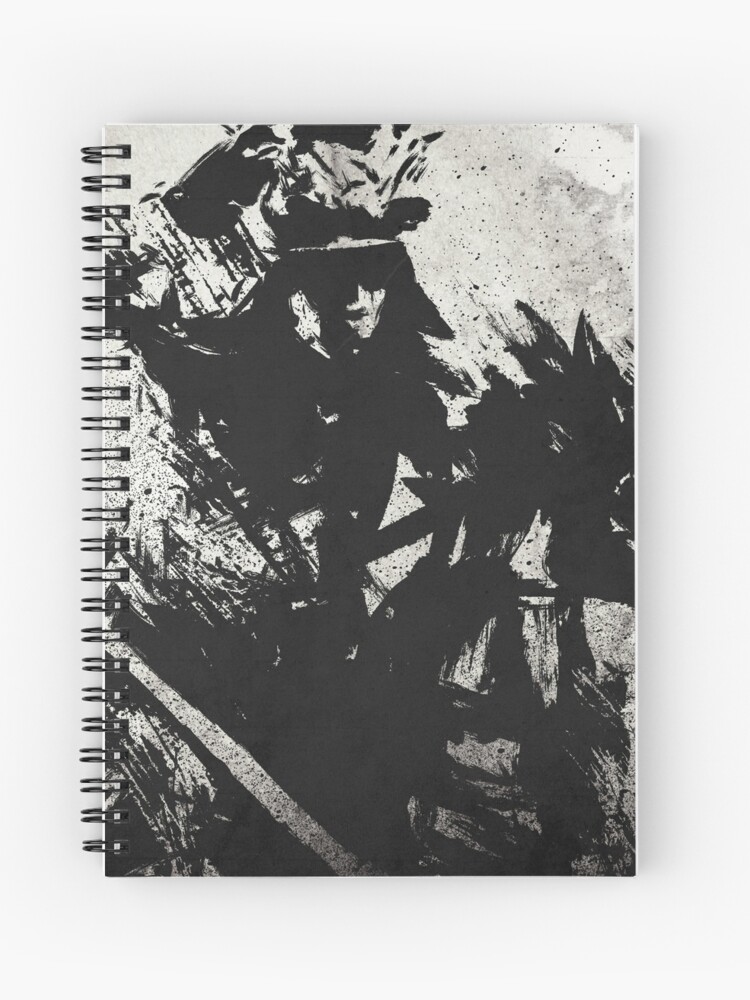 Cahier A Spirale Et La Seule Raison Pour Laquelle Un Guerrier Se Bat Est De Gagner Citation Du Samourai Miyamoto Musashi Par Makamiart Redbubble