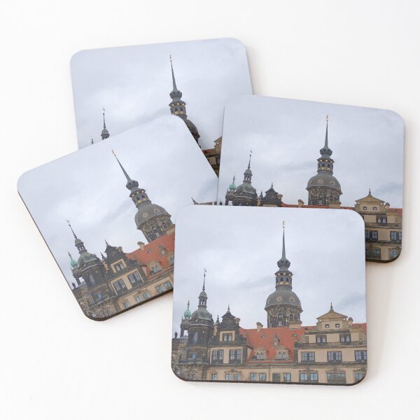 Item preview, Dresdner building German architecture Ornaments red roofs designed and sold by AmeliasArtistry.