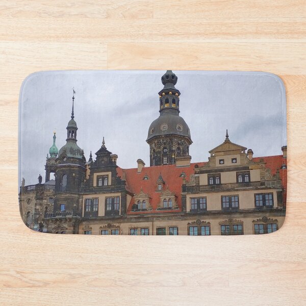 Item preview, Dresdner building German architecture Ornaments red roofs designed and sold by AmeliasArtistry.