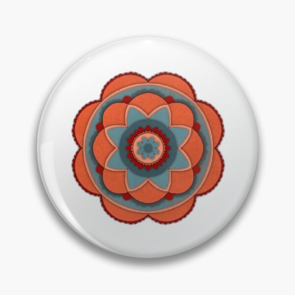 Item preview, Orange mandala designed and sold by FaCurls.