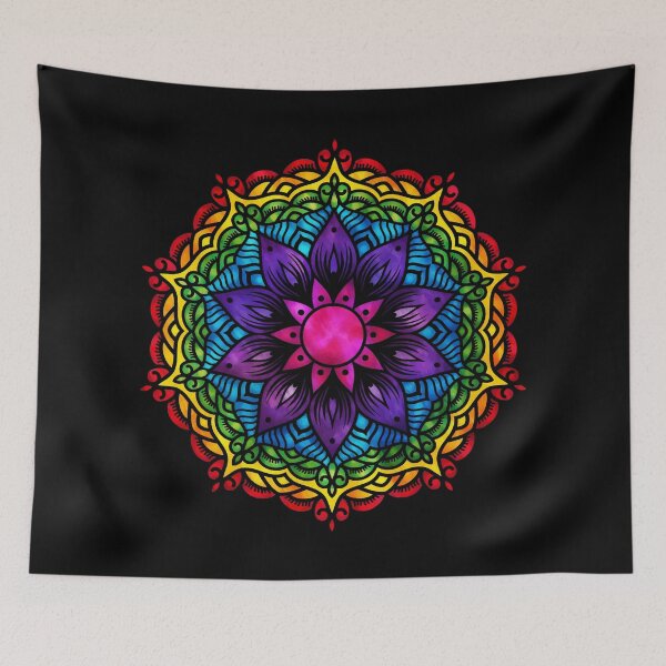 Item preview, Flower Chakra Mandala designed and sold by serenaking.