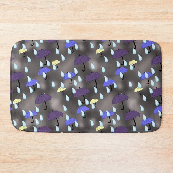 Item preview, Rain and Umbrellas designed and sold by bloomingvine.