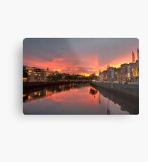 Dublin Sunset Metal Print