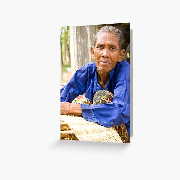 Basket weaving Greeting Card