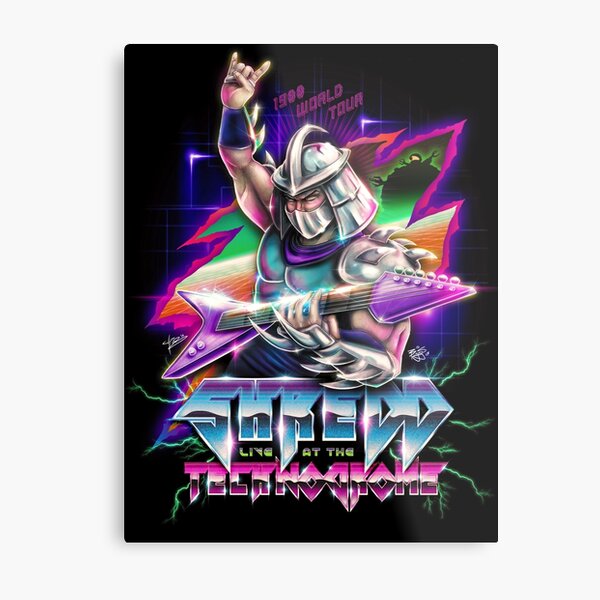 Shredd Live at the Technodrome in 1988 Metal Print