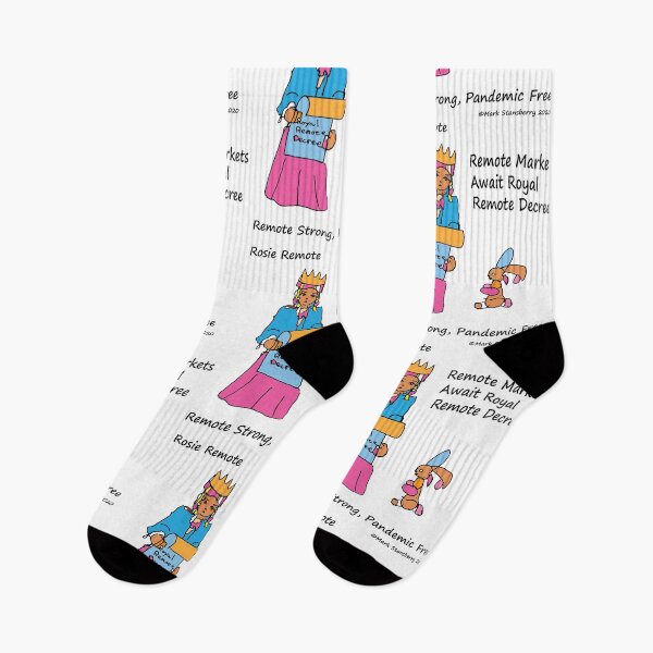 Item preview, Rosie Remote Work at Home, TeresaTown at Redbubble 2020 designed and sold by Mark Stansberry.