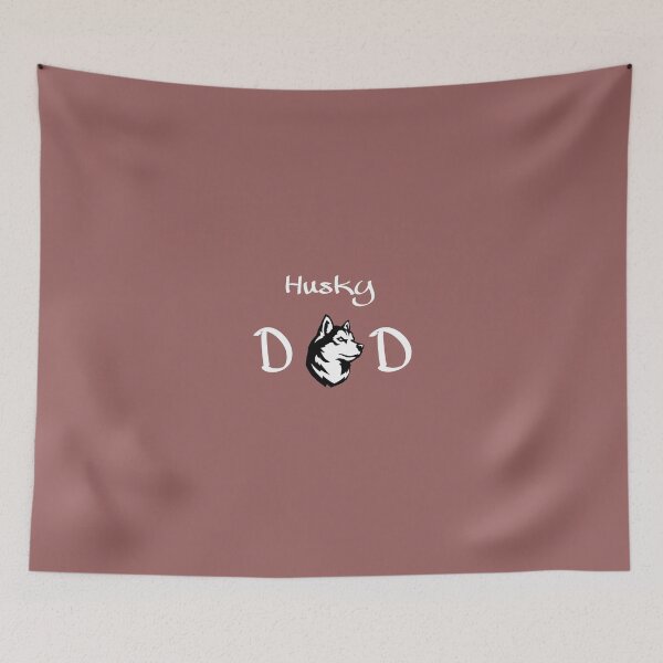 Item preview, Husky dad, Sibérie Husky, Chien de traîneau, Sable Copper Black, And White, Dog Mama, Rescue Breed, Dog Lover Gift, Unisex Tee  designed and sold by KingBH.