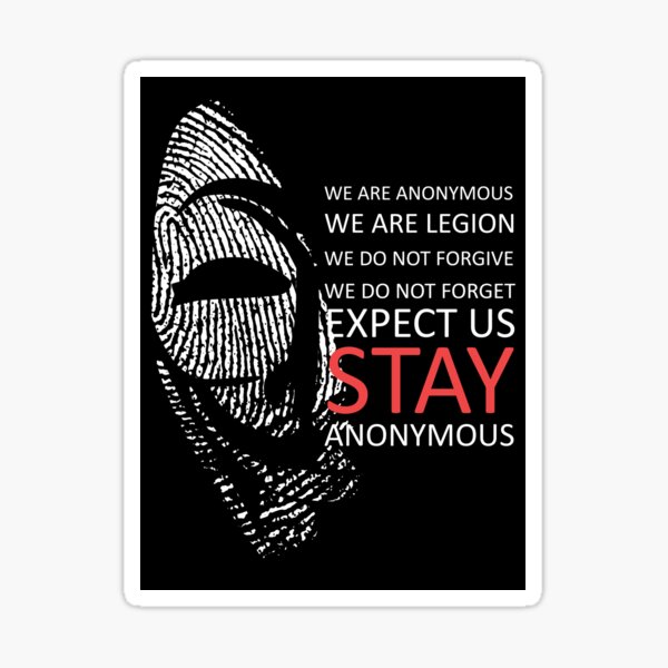 Item preview, We Are Anonymous designed and sold by SlickFreek.