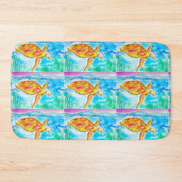 Item preview, Diving Sea Turtle designed and sold by Kimberly Stein Studio.