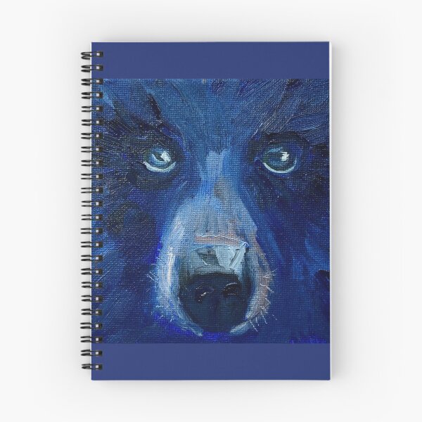 Item preview, Blue Bear Face Wild Animal Art  designed and sold by NancyMerkle.