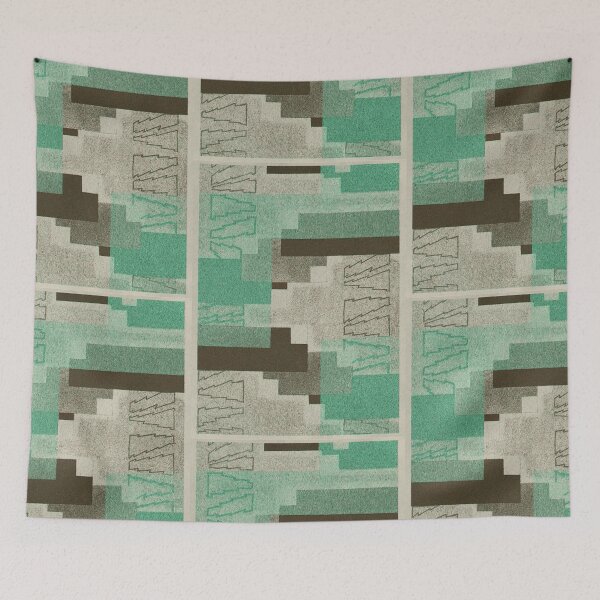 Item preview, Mid Century Illusion Green designed and sold by Plastic Memory Archive.