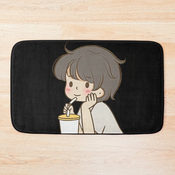 Item preview, 8 - Drinking Boy, cute cartoon couples design for children, for family, for brother and sister or for best friends. designed and sold by 2AcesDesign.