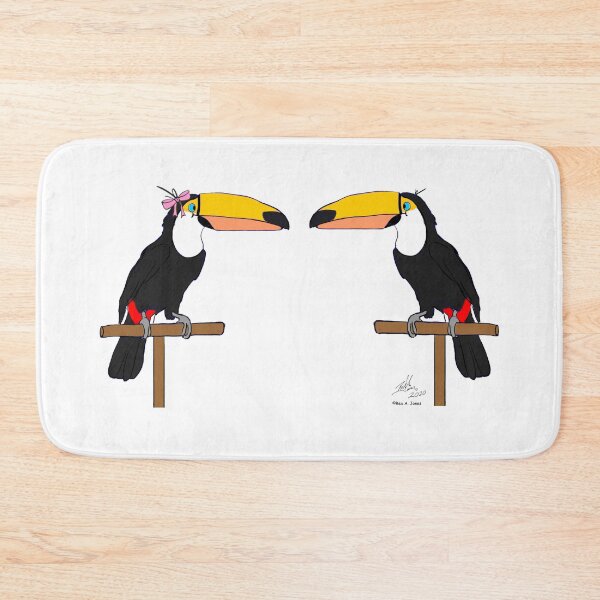 Item preview, Crazy Bird Person with Toucans designed and sold by Laughing Parrot Studio.