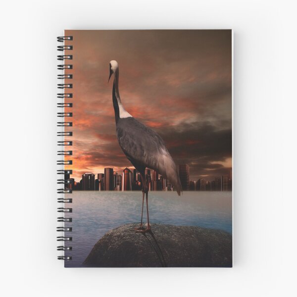 Item preview, Lone crane designed and sold by harietteh.
