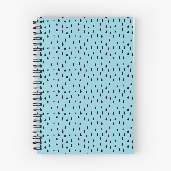 Item preview, Raindrop Print - Light Blue Turquoise Background designed and sold by alainakozyart.
